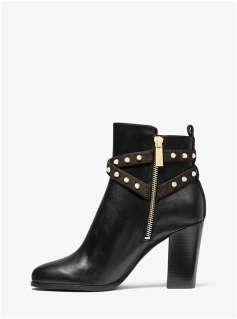 Preston Studded Leather Ankle Boot 